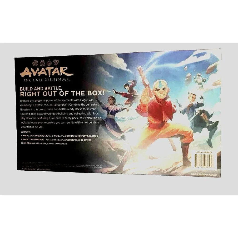 Magic The Gathering Avatar Jumpstart & Play Battle Box 8 Packs NIB